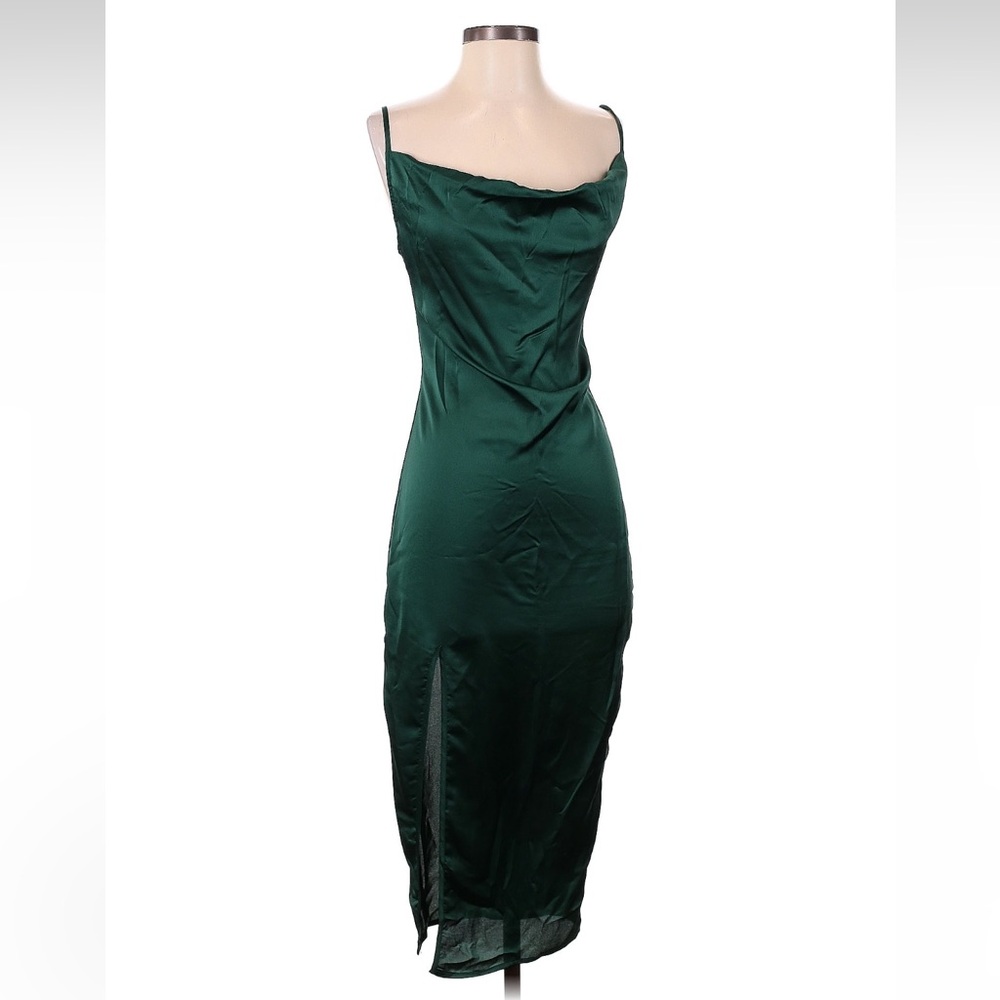 PrettyLittleThing Forest Green Dress
